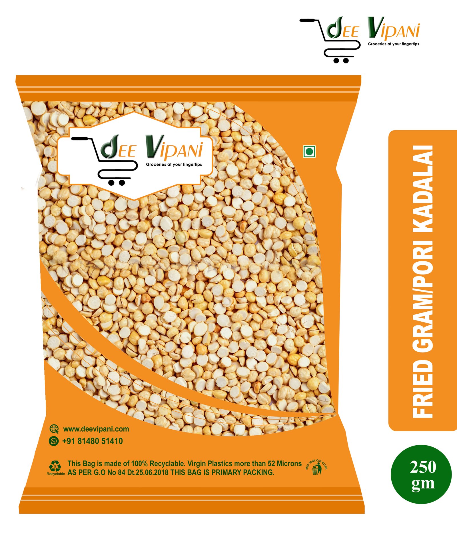 Fried Gram/பொரி கடலை