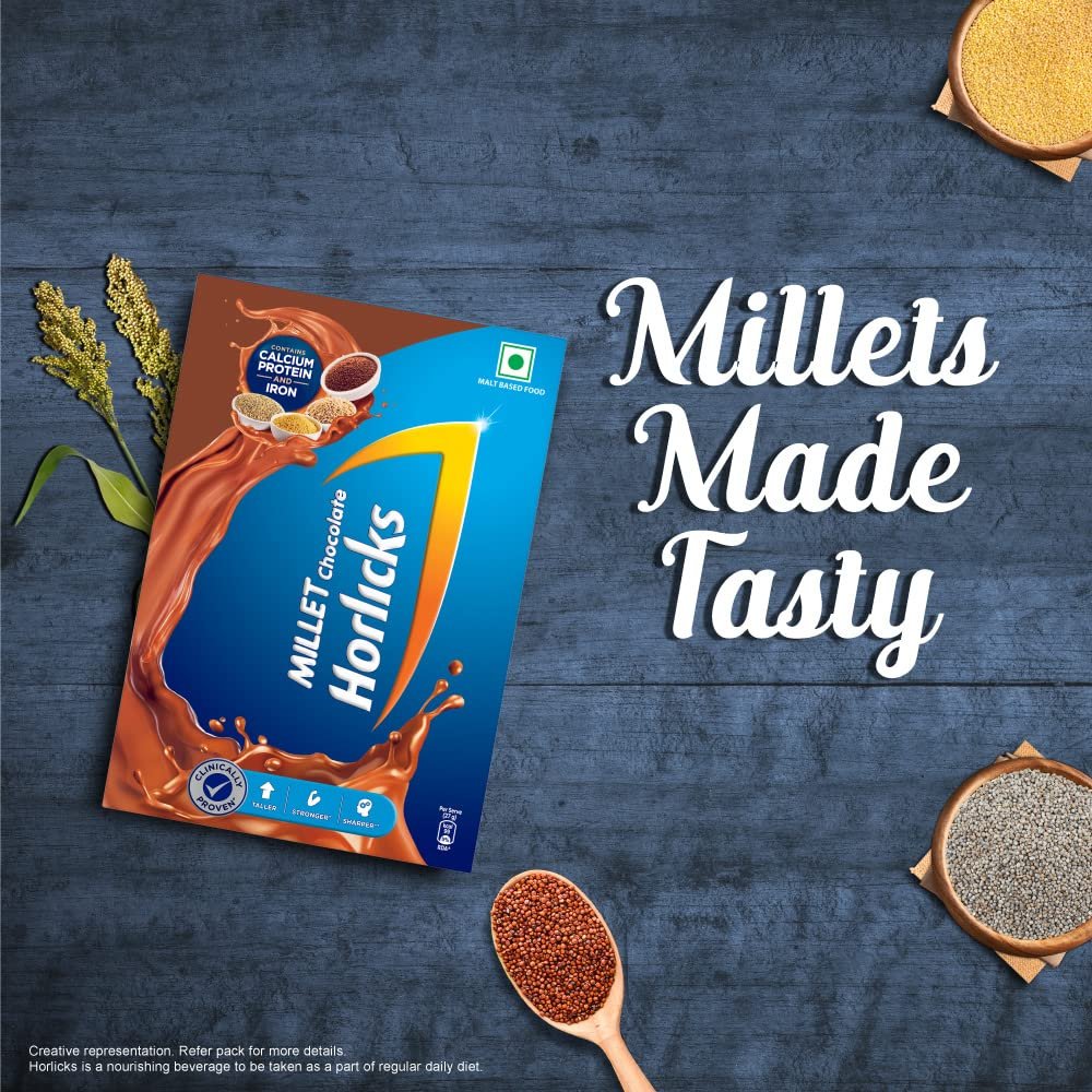 Horlicks Millet Chocolate (600g) - Image 2