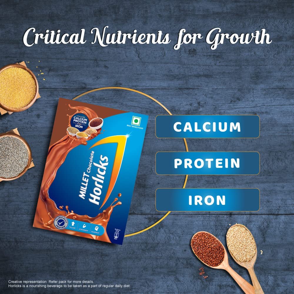 Horlicks Millet Chocolate (600g) - Image 4