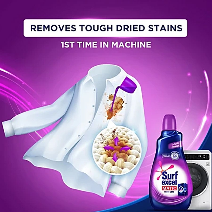 Surf Excel Liquid - Front Load - 1Ltr - Image 2