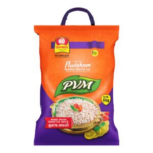 Pavizham Short Grain (Unda Matta) Rice 5Kg Bag