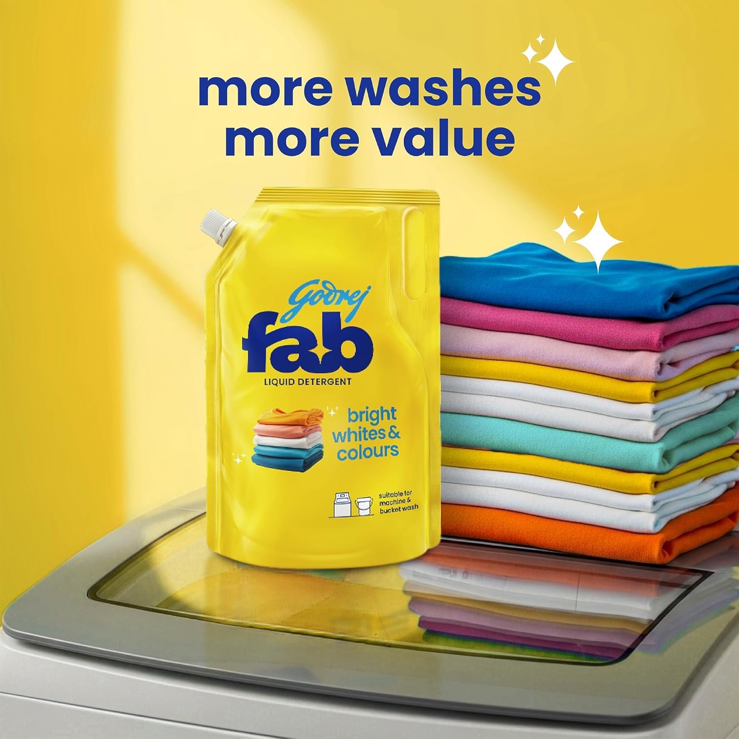 Fab Liquid Detergent - 950 ml - Image 3