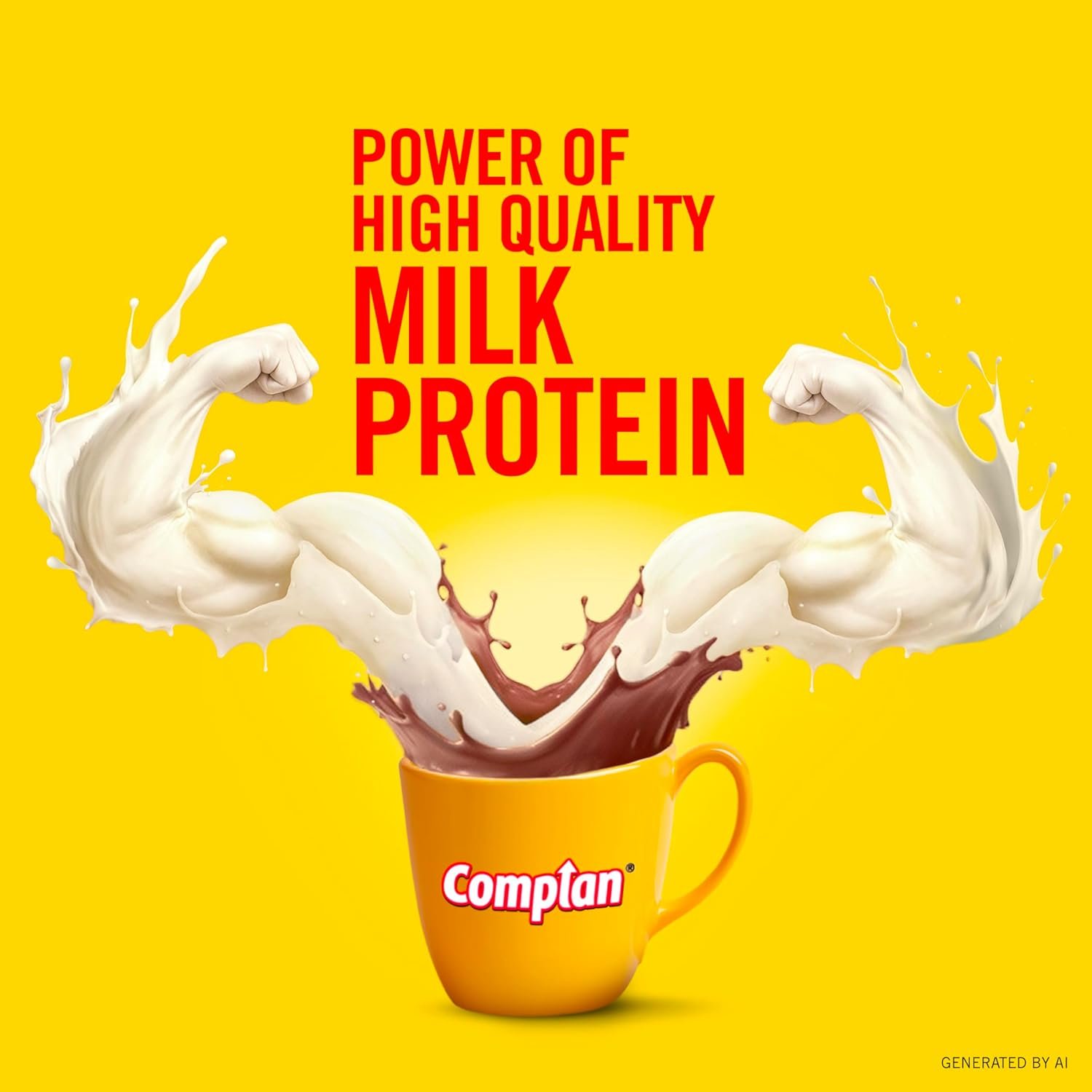 Complan Nutrition Drink Powder (Chocolate) - 500gm - Image 2
