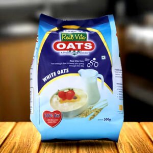 Real Vita Wholegrain White Oats - 500g
